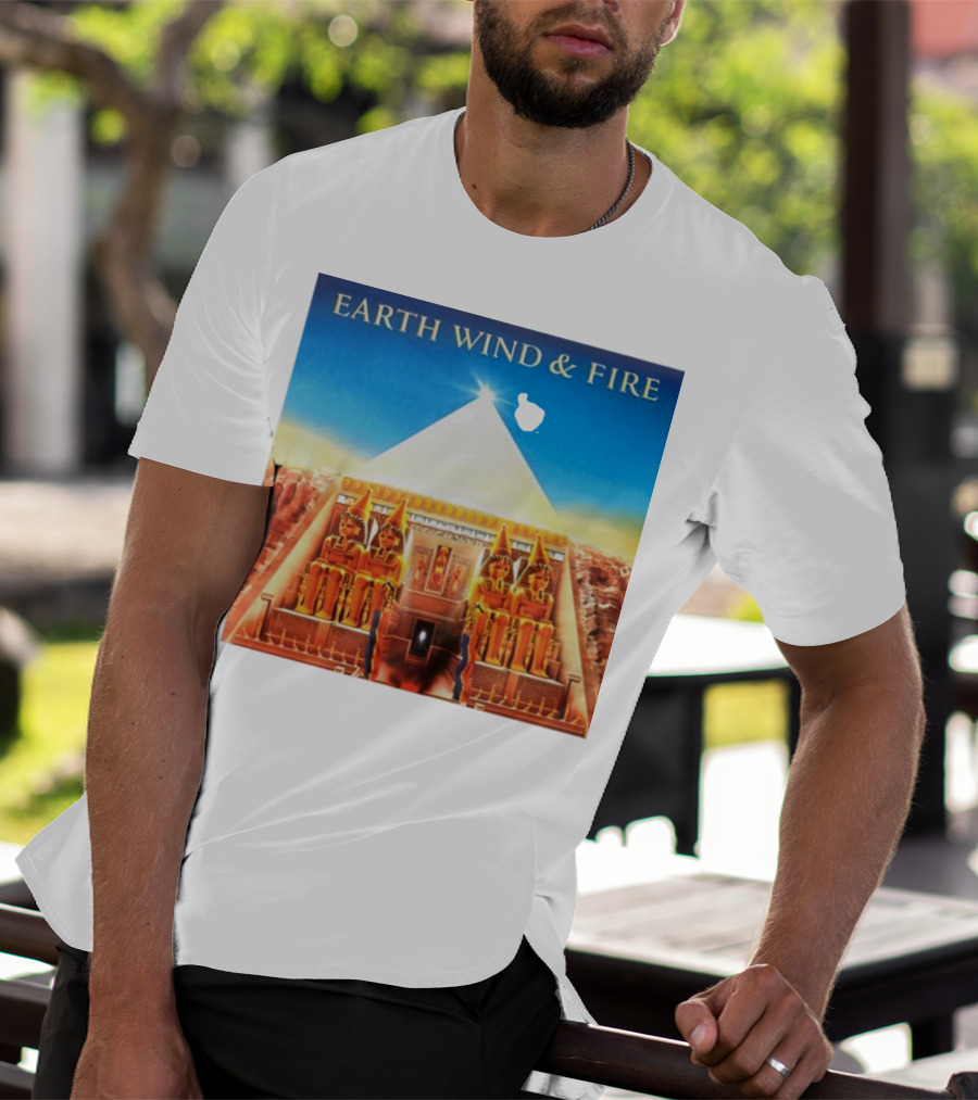 Earth Wind And Fire Pyramid And Sphinx T-Shirt