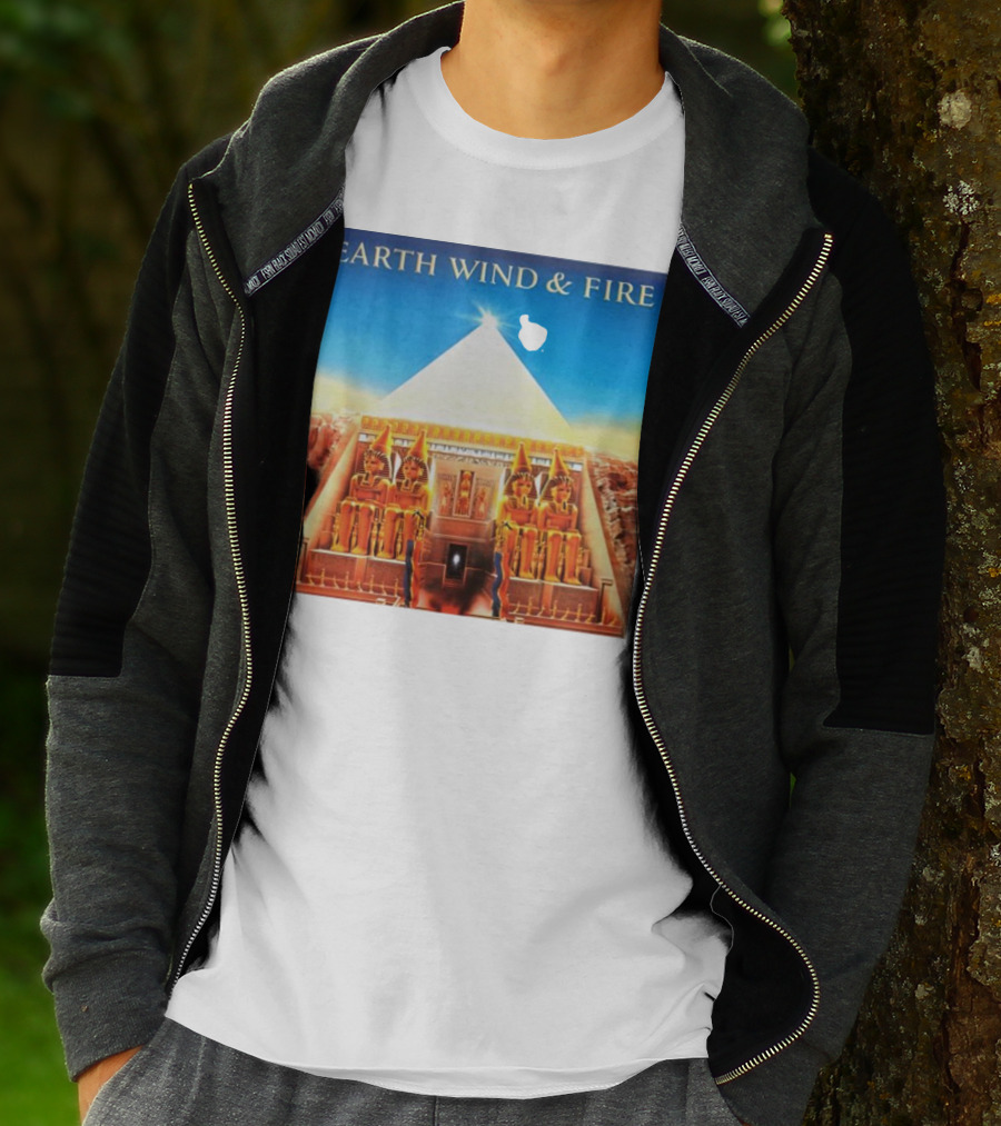Earth Wind And Fire Pyramid And Sphinx T-Shirt