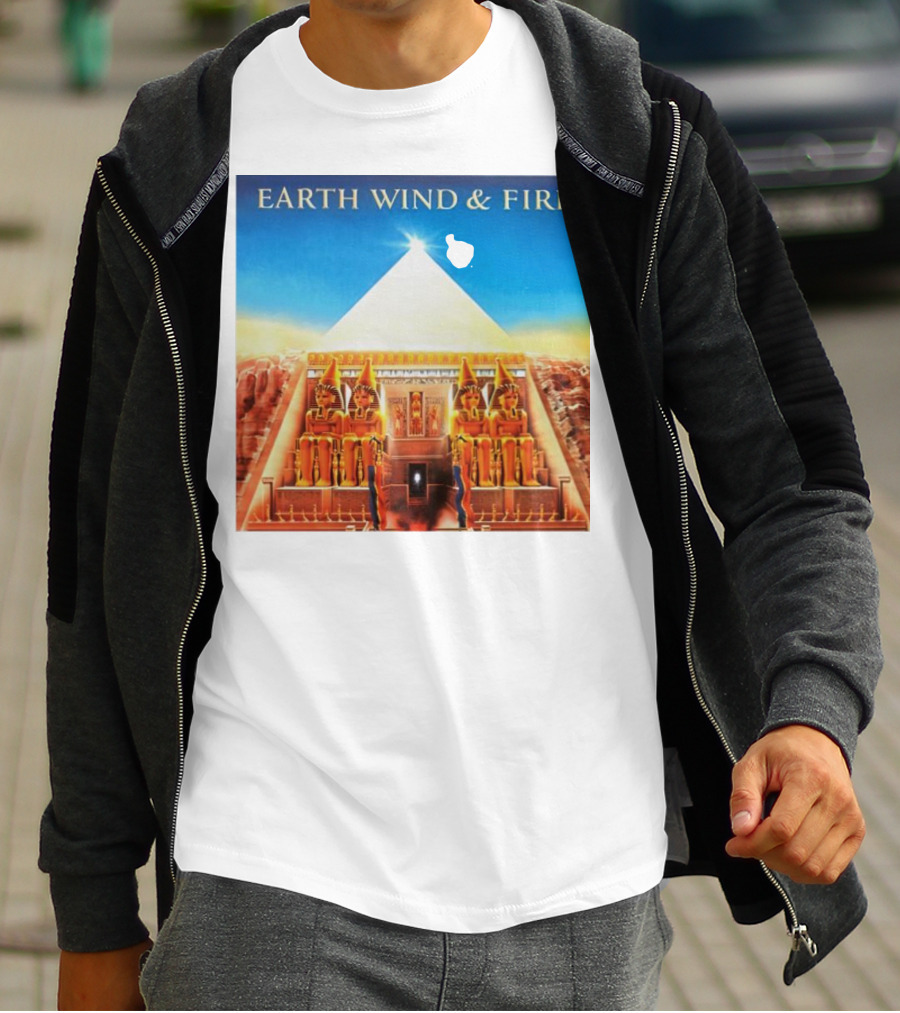 Earth Wind And Fire Pyramid And Sphinx T-Shirt