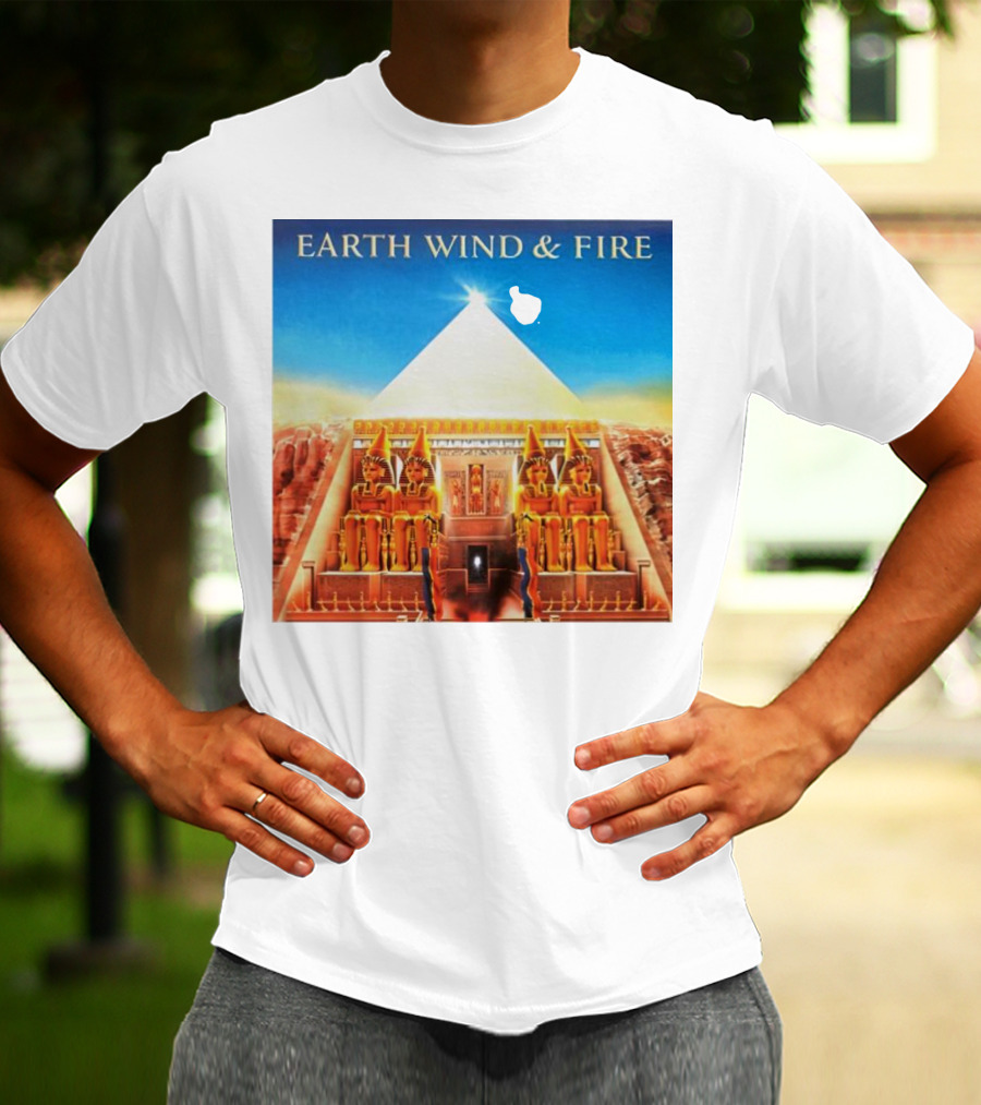 Earth Wind And Fire Pyramid And Sphinx T-Shirt