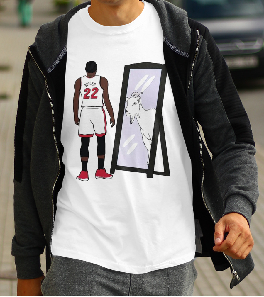 Jimmy Butler 22 Mirror Reflection Goat T-Shirt