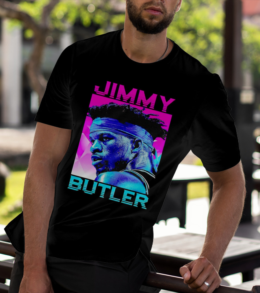 Jimmy Butler Retro Neon T-Shirt