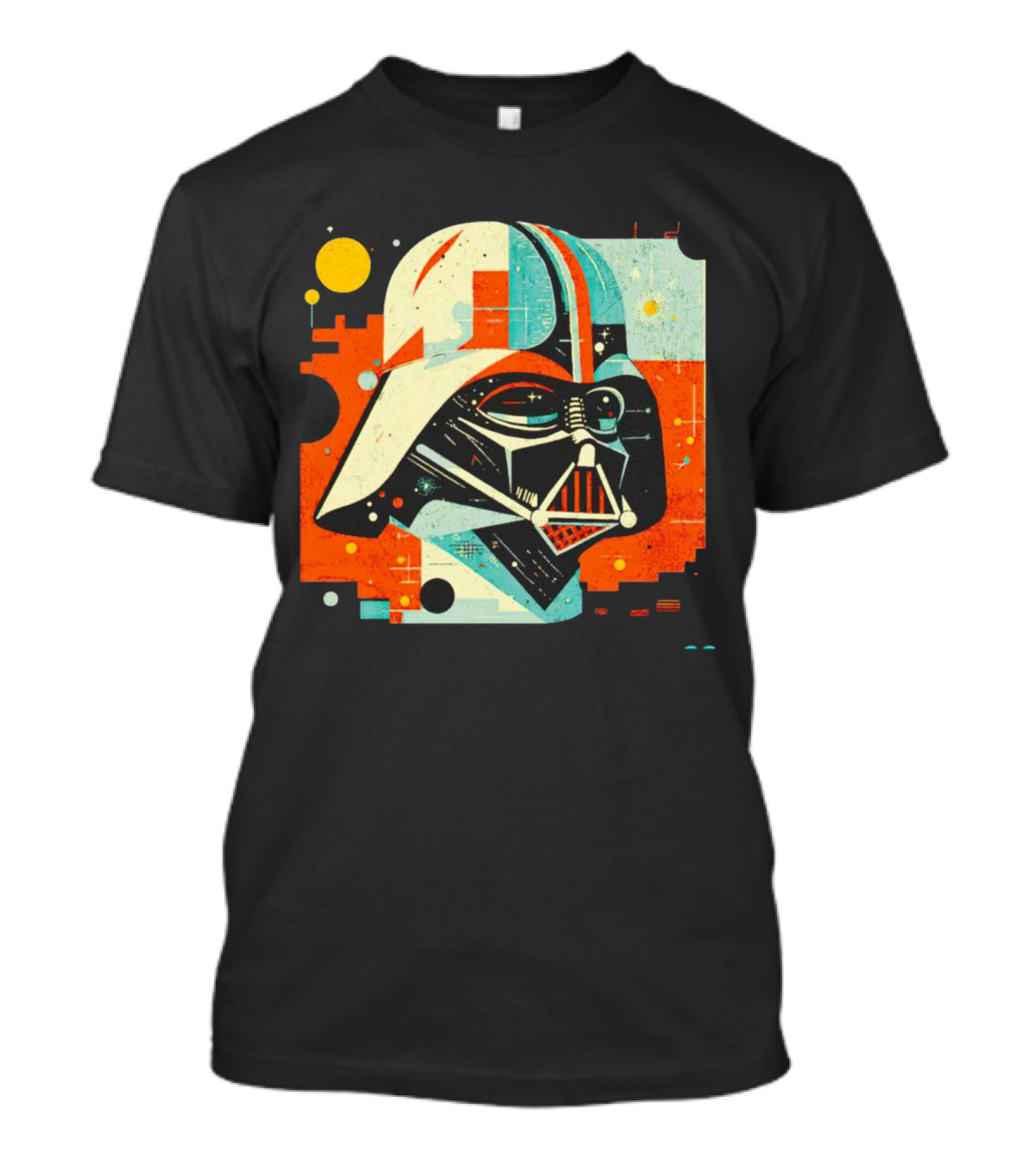 Darth Vader Dark Helmet Pop Art Retro T-Shirt
