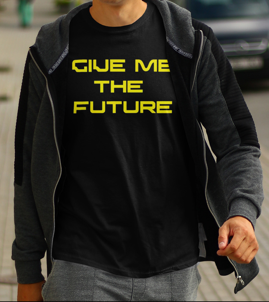 Give Me The Future Futuristic Neon T-Shirt