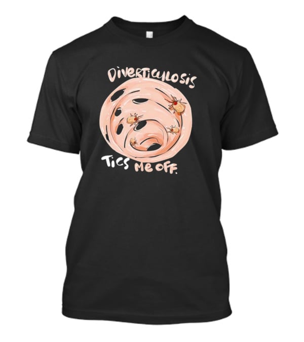 Diverticulosis Ticks Me Off Spiral With Insects T-Shirt