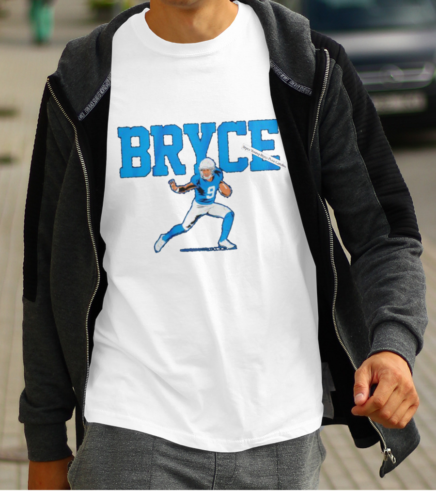 Bryce Young Pose Carolina Panthers Football T-Shirt