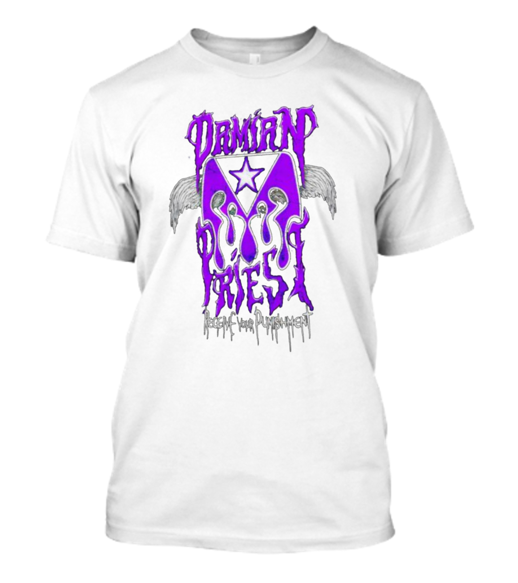 Damian Priest Receive Your Punishment Wings Star Iconic T-Shirt