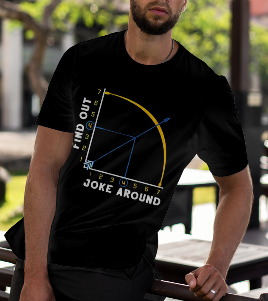 Denver Nuggets Joke Around Find Out Graph Chart T-Shirt