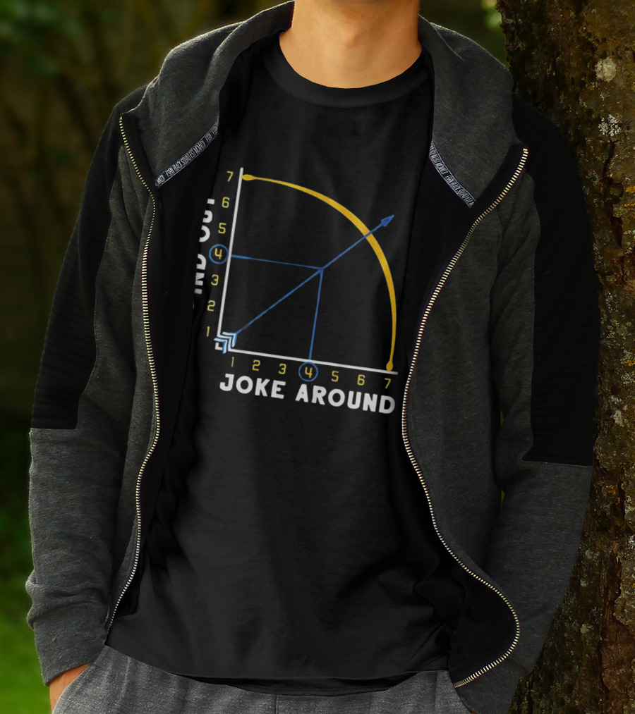Denver Nuggets Joke Around Find Out Graph Chart T-Shirt