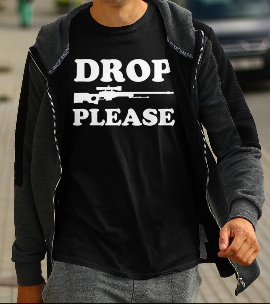Drop AWP Please Counter Strike Sniper Rifle Request T-Shirt