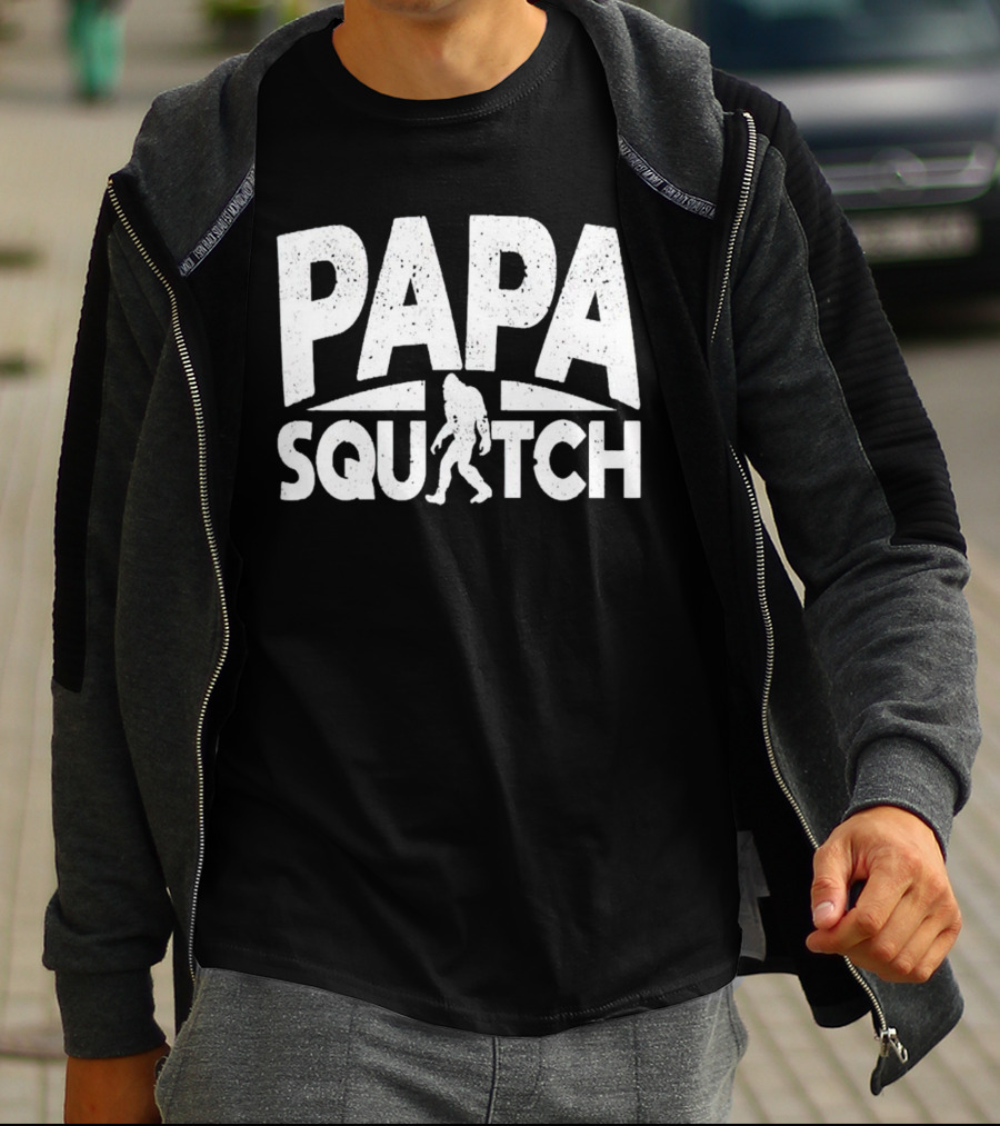 Papa Squatch Bigfoot T-Shirt