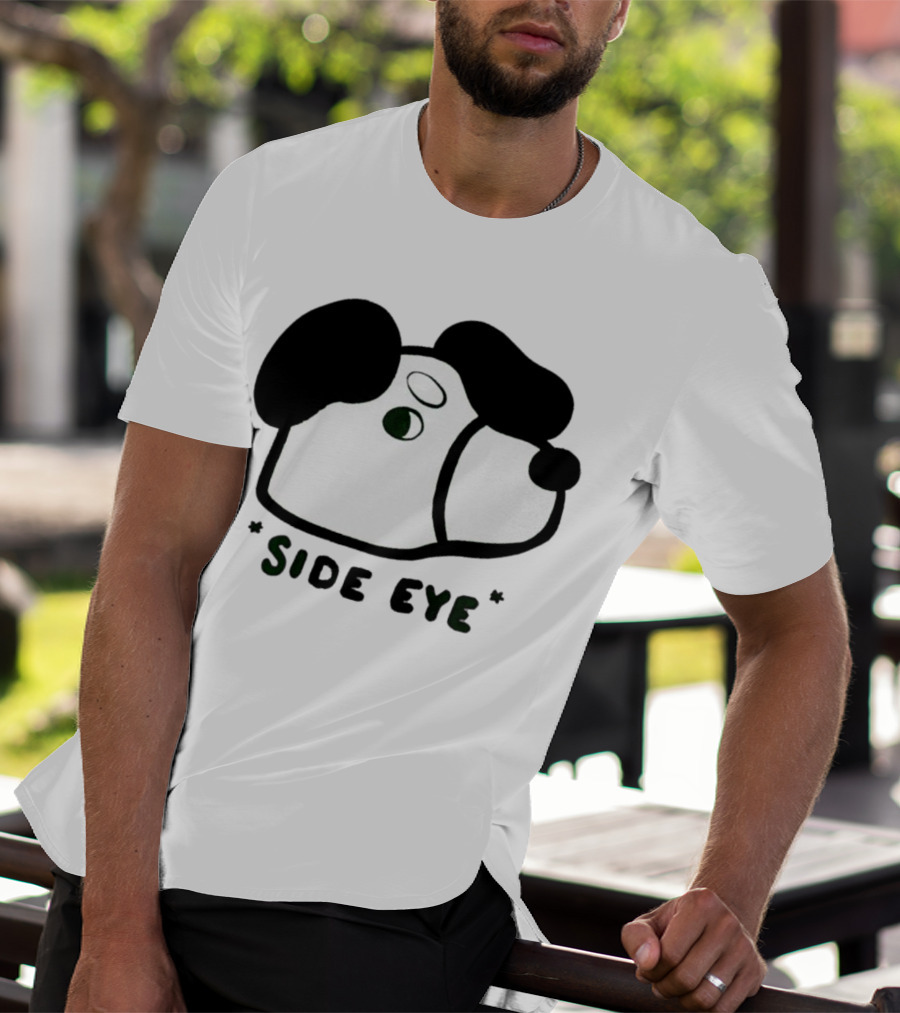 Side Eye Dog Face T-Shirt