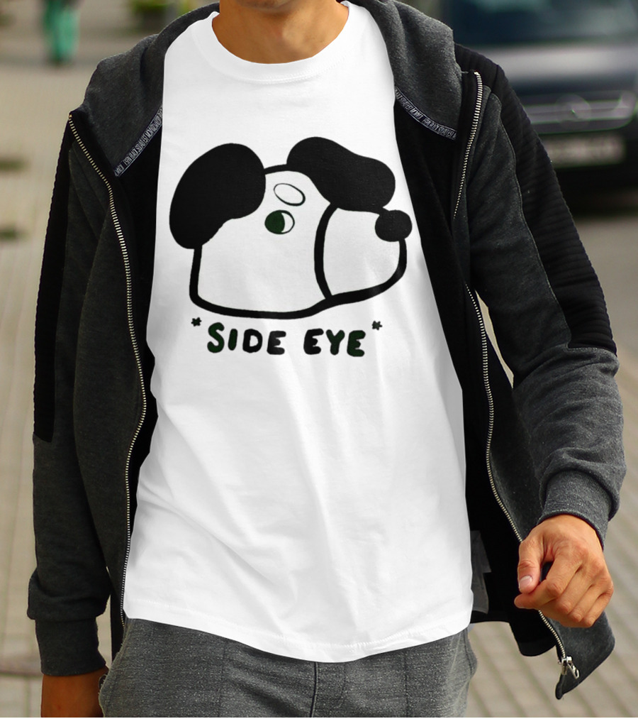Side Eye Dog Face T-Shirt