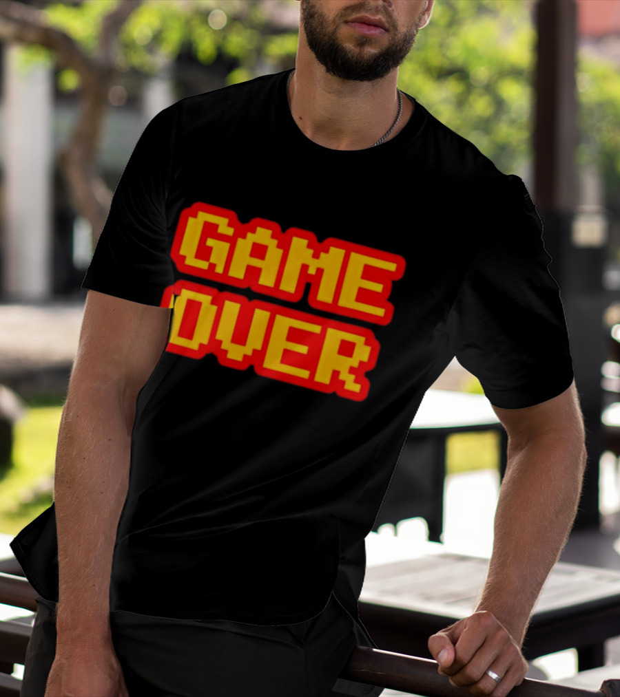 Keith Gill Game Over Retro Pixelated T-Shirt
