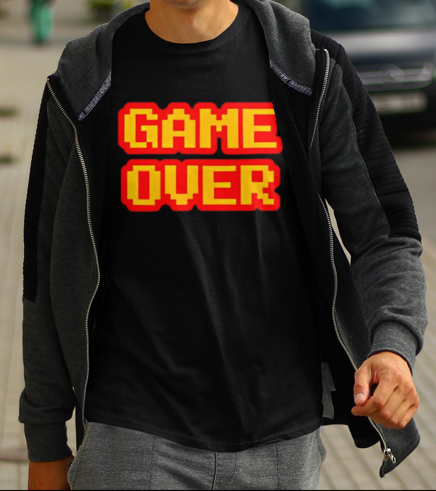 Keith Gill Game Over Retro Pixelated T-Shirt