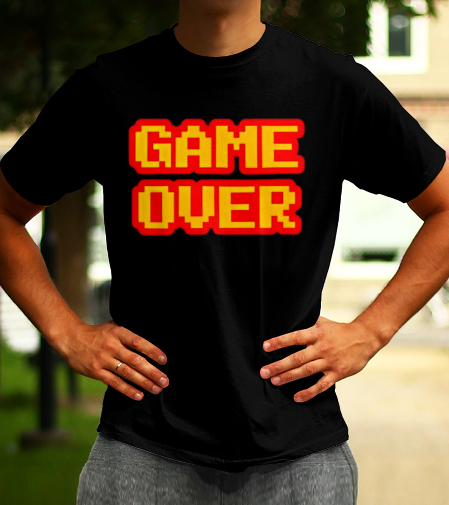 Keith Gill Game Over Retro Pixelated T-Shirt