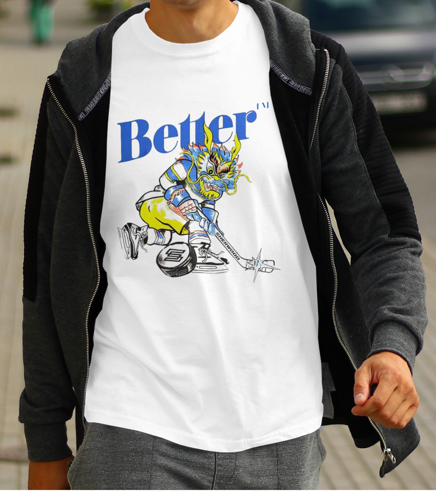 Better Sherwood Lion Hockey Dragon T-Shirt