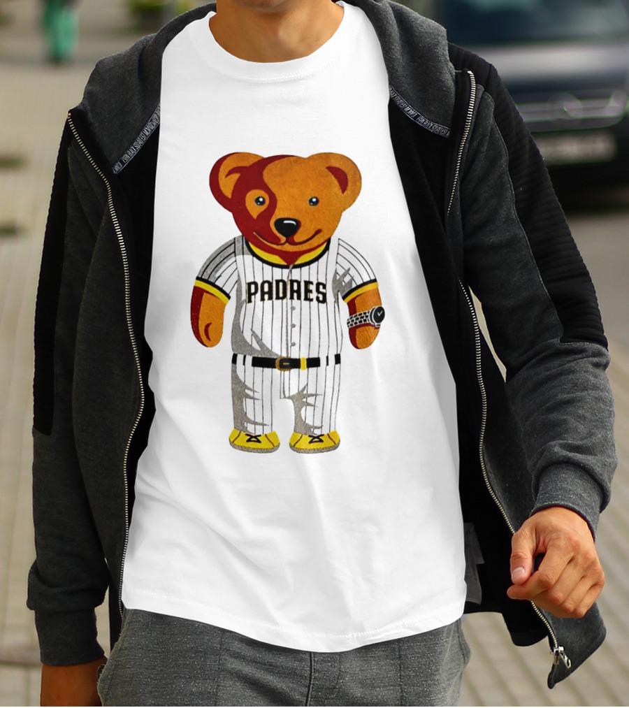 Oris Bear Padres San Diego Baseball Team T-Shirt