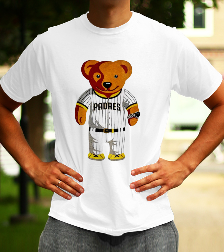 Oris Bear Padres San Diego Baseball Team T-Shirt