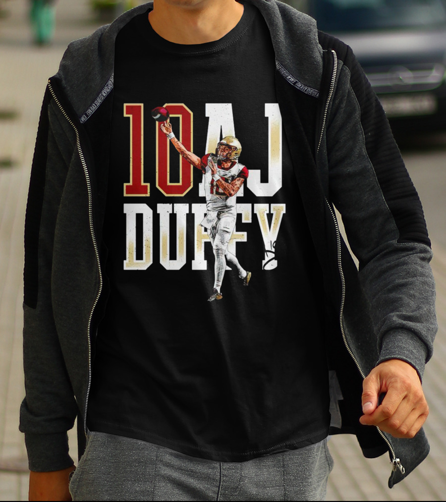 Aj Duffy 10 Florida State Seminoles Football Player T-Shirt