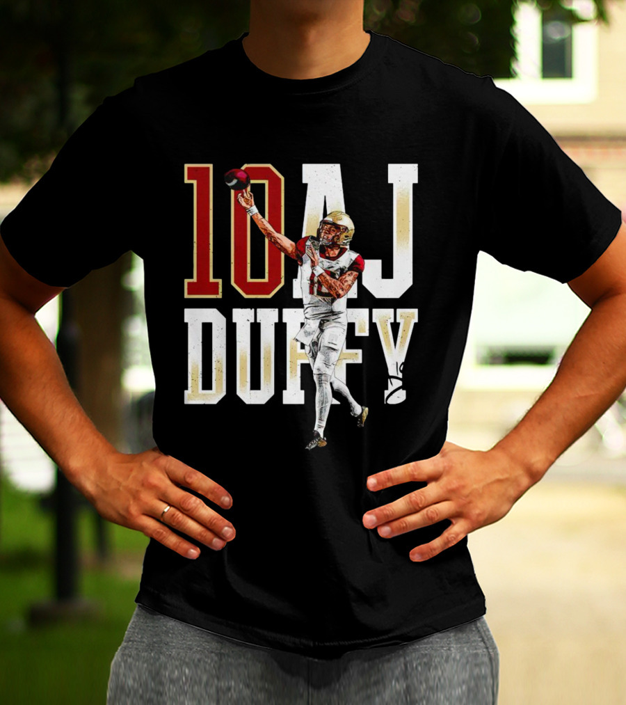 Aj Duffy 10 Florida State Seminoles Football Player T-Shirt