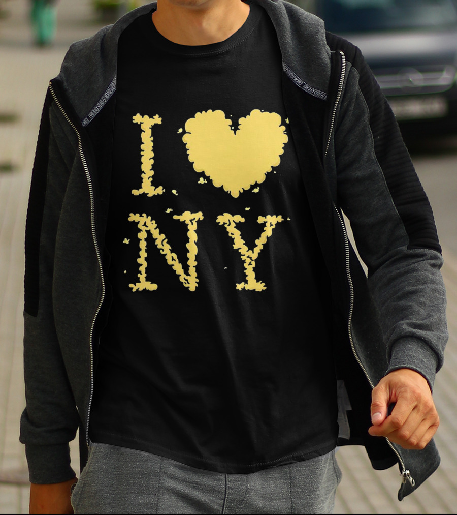 I Love NY Smoke Edition Puff Lettering T-Shirt