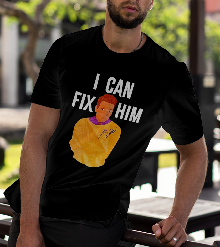 Misha Collins I Can Fix Him Orange T-Shirt