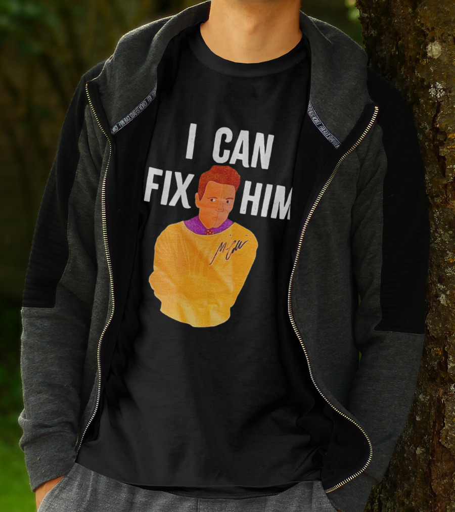 Misha Collins I Can Fix Him Orange T-Shirt