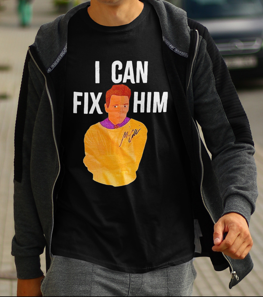 Misha Collins I Can Fix Him Orange T-Shirt