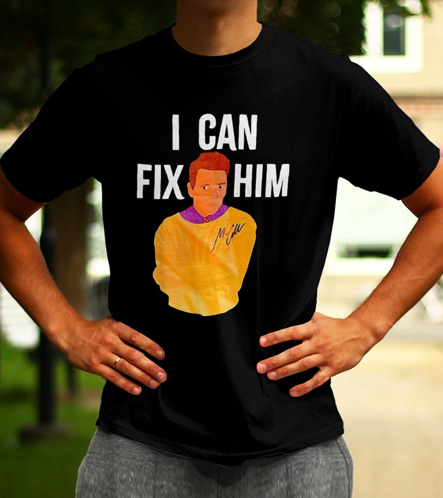 Misha Collins I Can Fix Him Orange T-Shirt