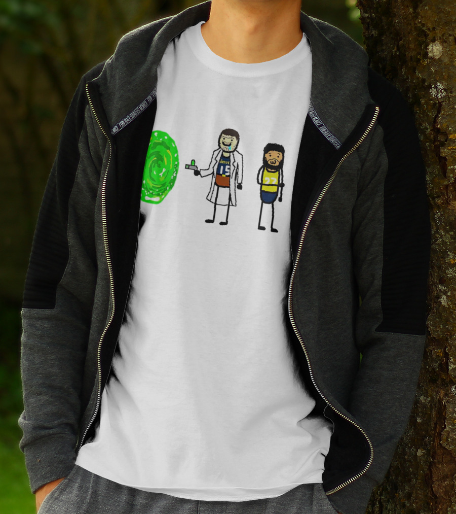 Rick-ola Jokic And Jamal Morty Denver 15 27 Portal T-Shirt