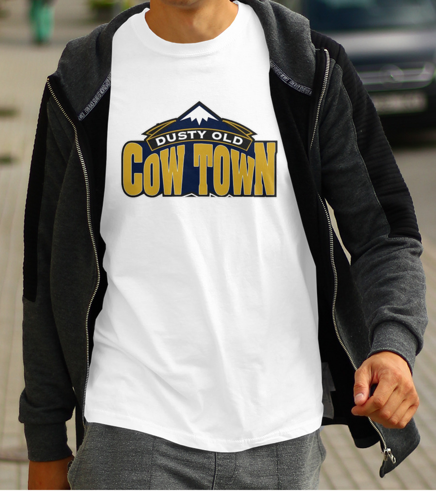 Denver Nuggets Dusty Old Cow Town Rocky Mountains T-Shirt