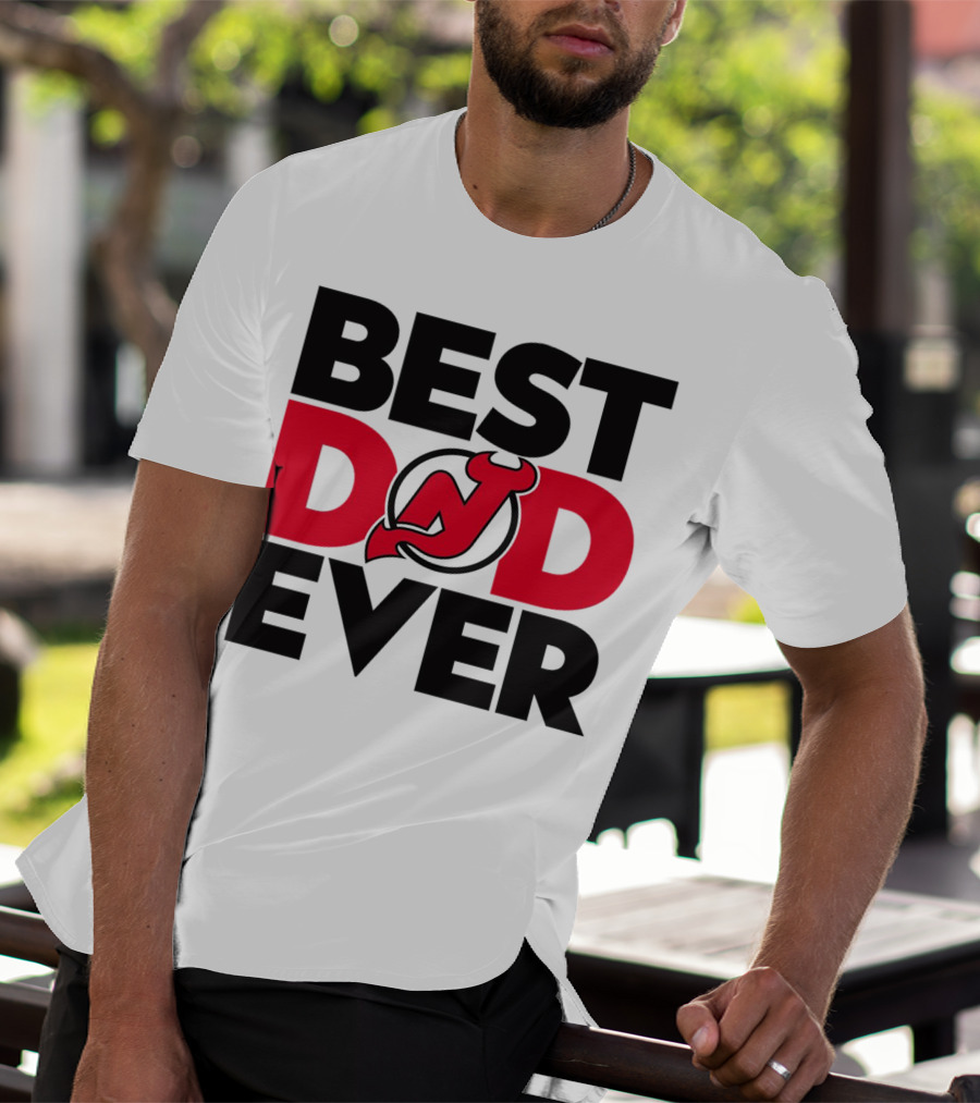 Best Dad Ever New Jersey Devils NHL T-Shirt