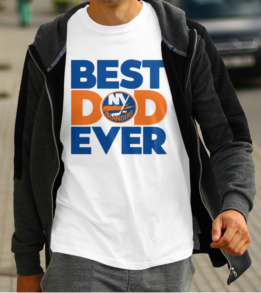 Best Dad Ever NY Islanders NHL T-Shirt