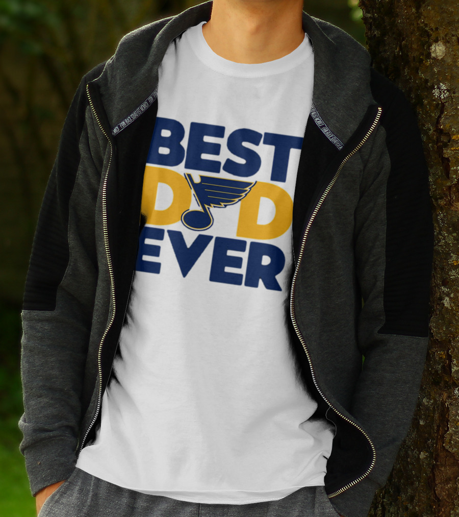 Best Dad Ever St. Louis Blues NHL T-Shirt