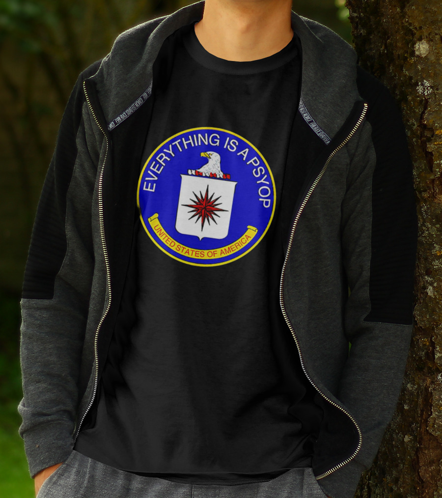 Everything Is A Psyop United States Of America Seal T-Shirt