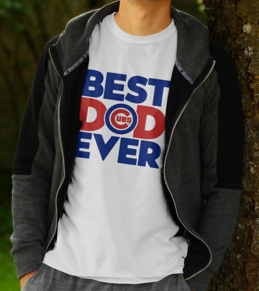 Best Dad Ever Cubs MLB Chicago T-Shirt