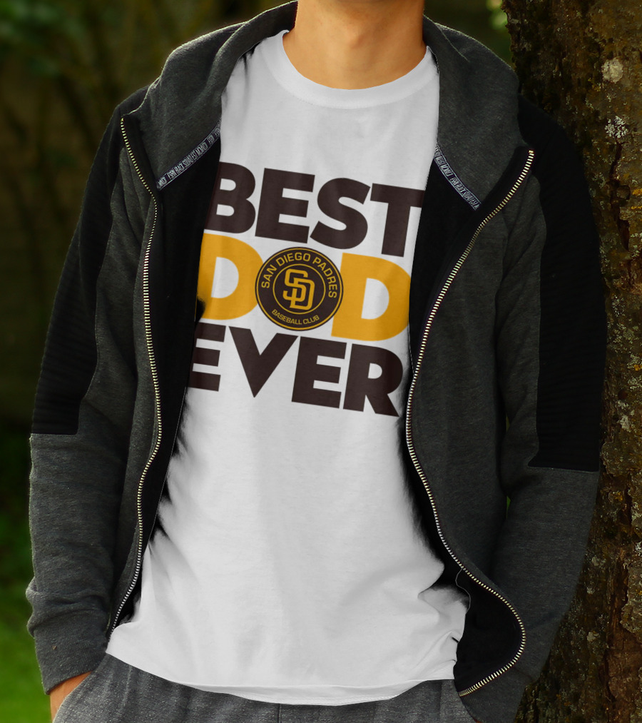 Best Dad Ever San Diego Padres Baseball Club T-Shirt