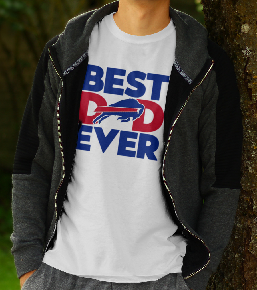 Best Dad Ever Buffalo Bills NFL T-Shirt