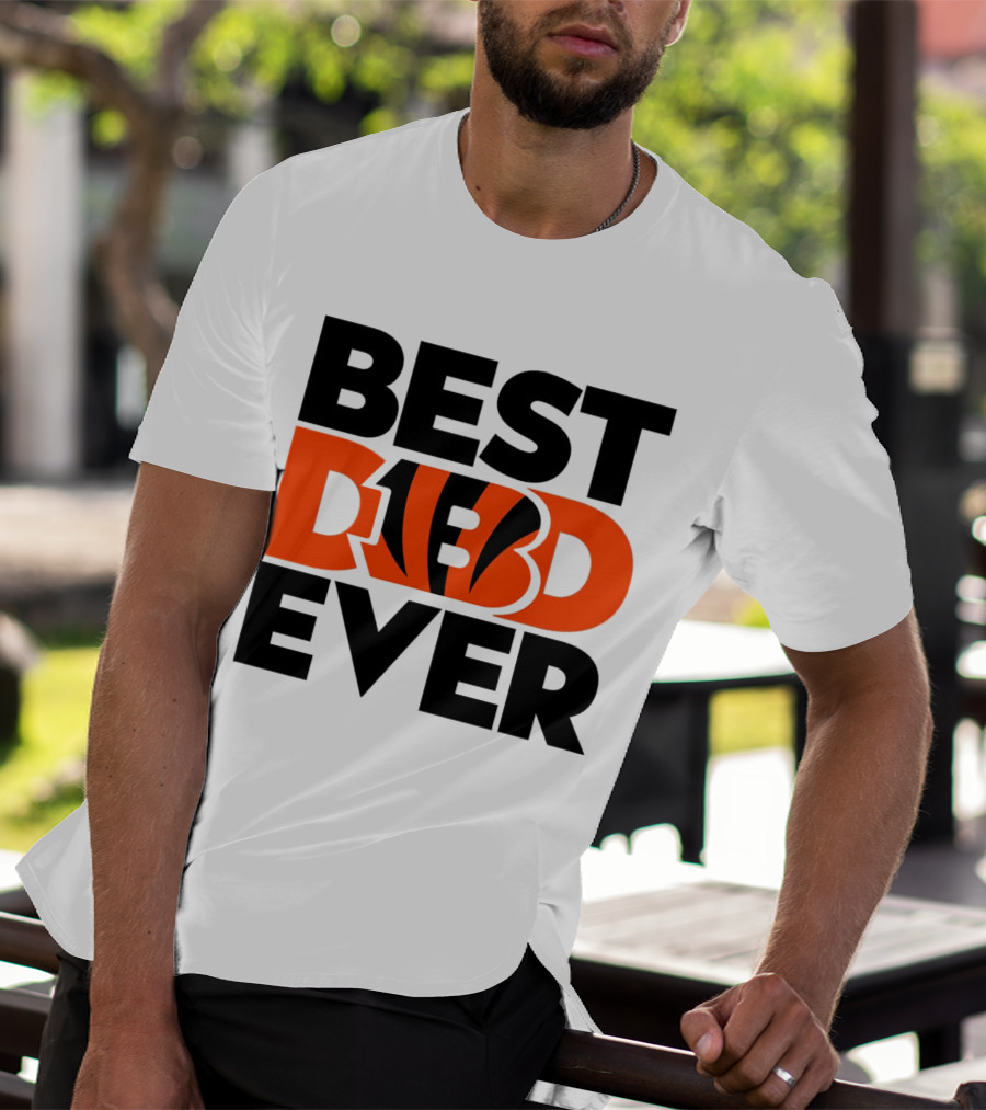 Best Dad Ever NFL Cincinnati Bengals T-Shirt