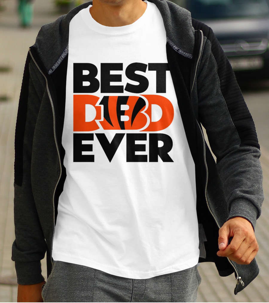 Best Dad Ever NFL Cincinnati Bengals T-Shirt