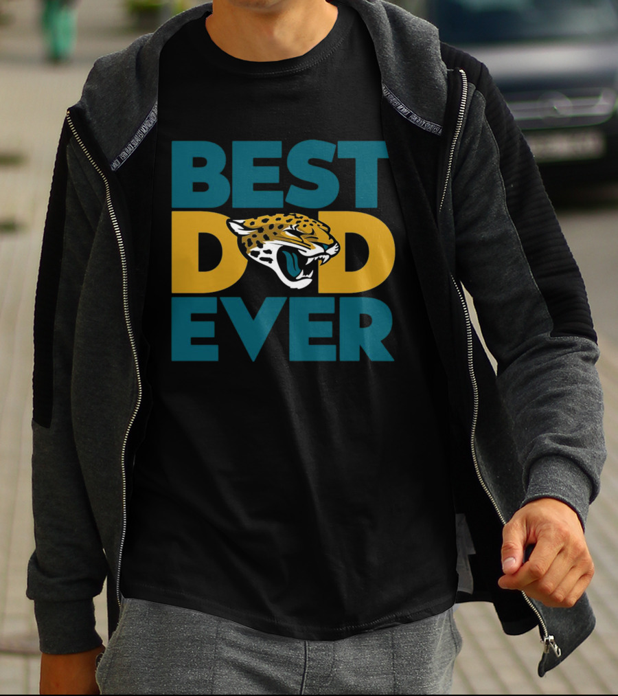 Best Dad Ever Jacksonville Jaguars NFL T-Shirt