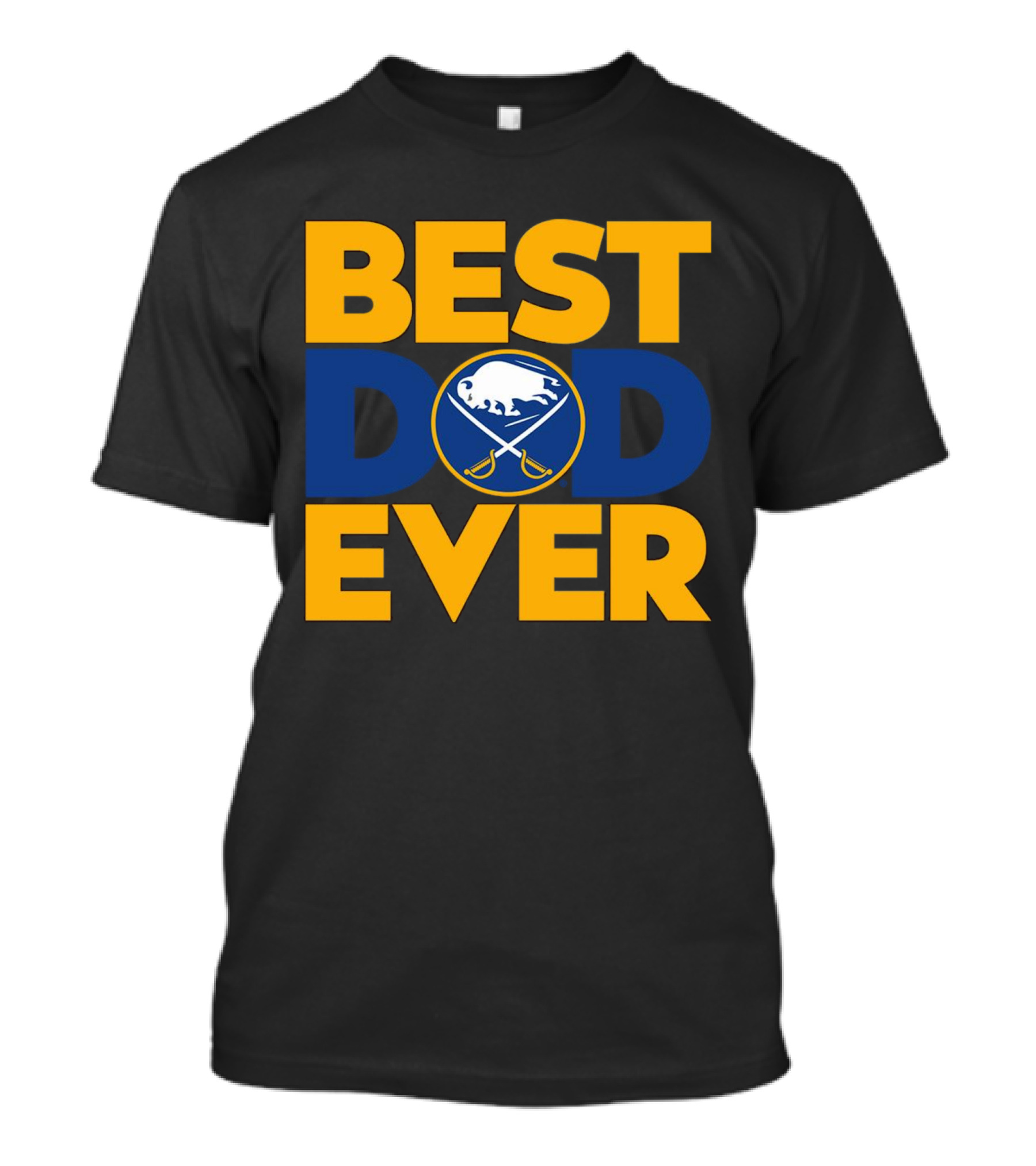 Best Dad Ever NHL Buffalo Sabres Fan Merchandise T-Shirt