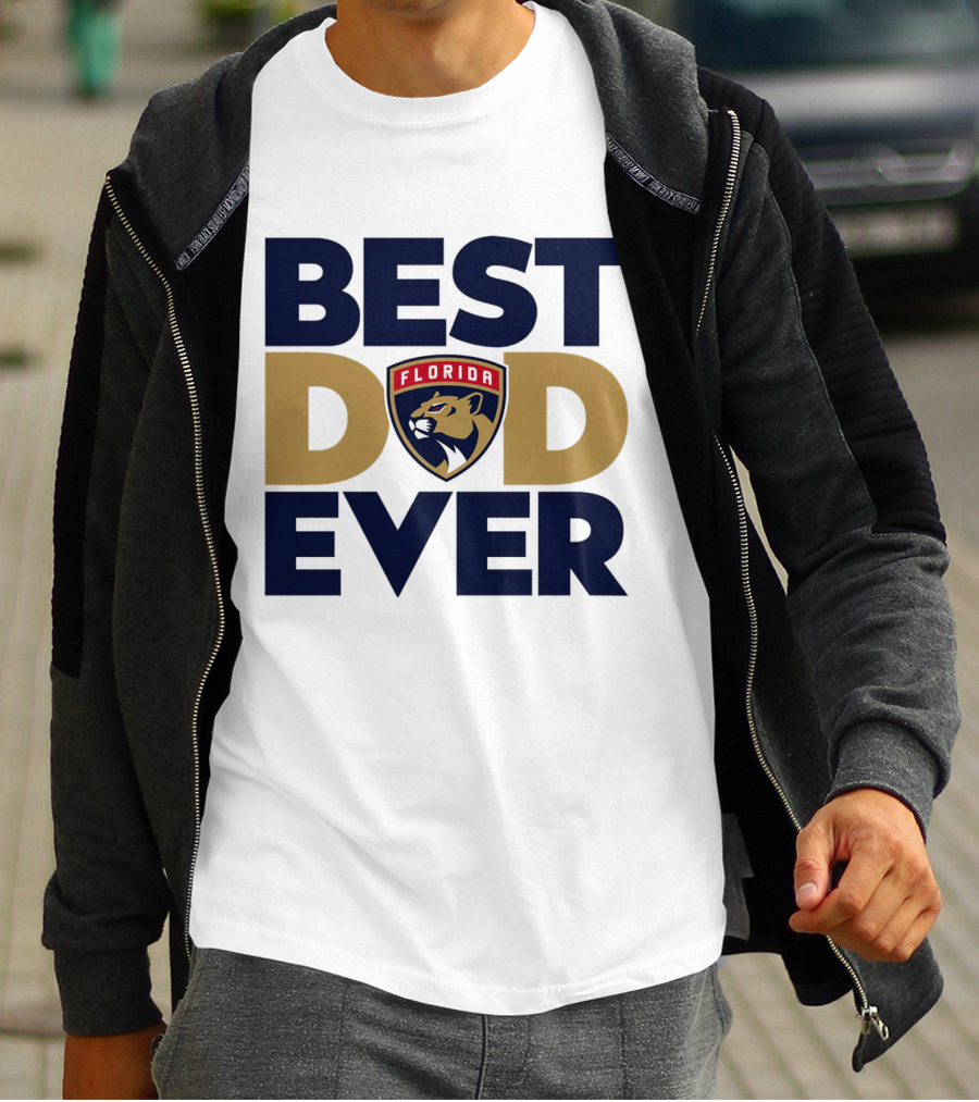 Best Dad Ever Florida Panthers NHL T-Shirt