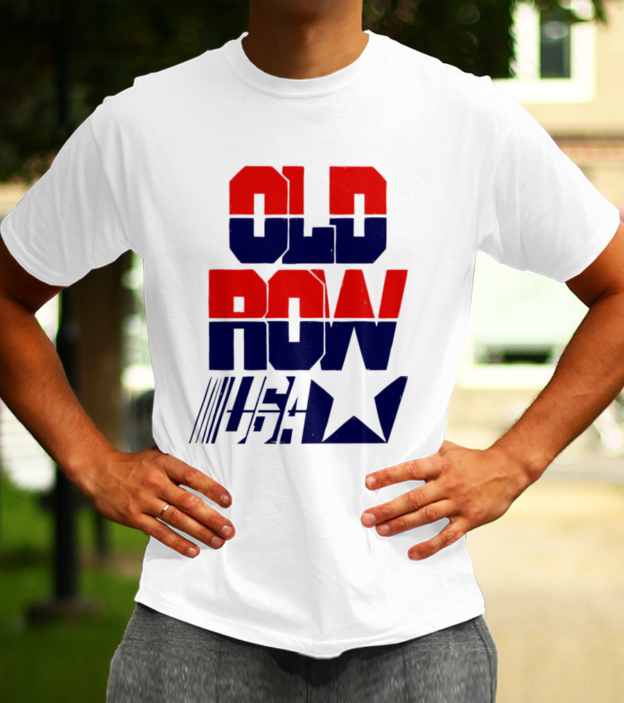Old Row USA Vintage Star And Stripes T-Shirt
