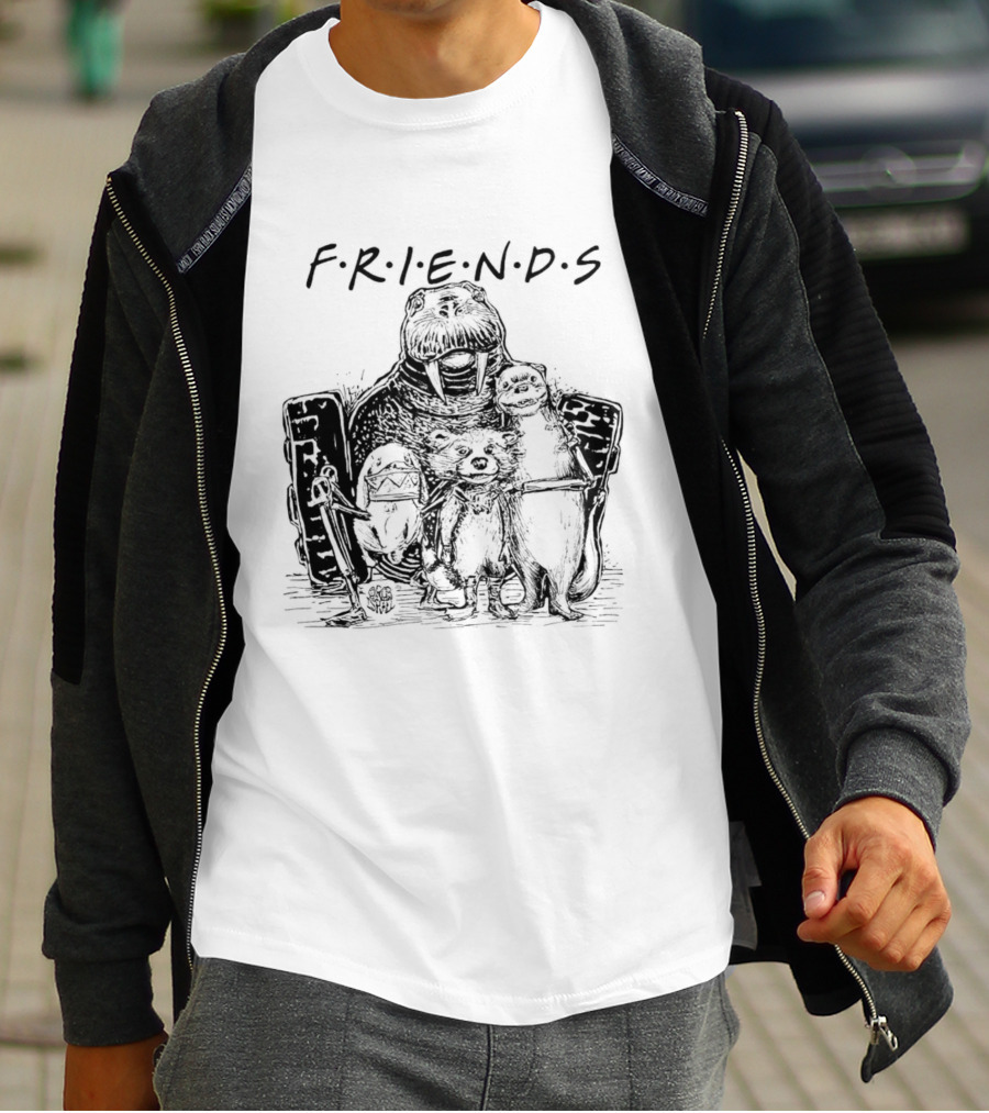 FRIENDS Forever Pals With Unique Animal Companions T-Shirt