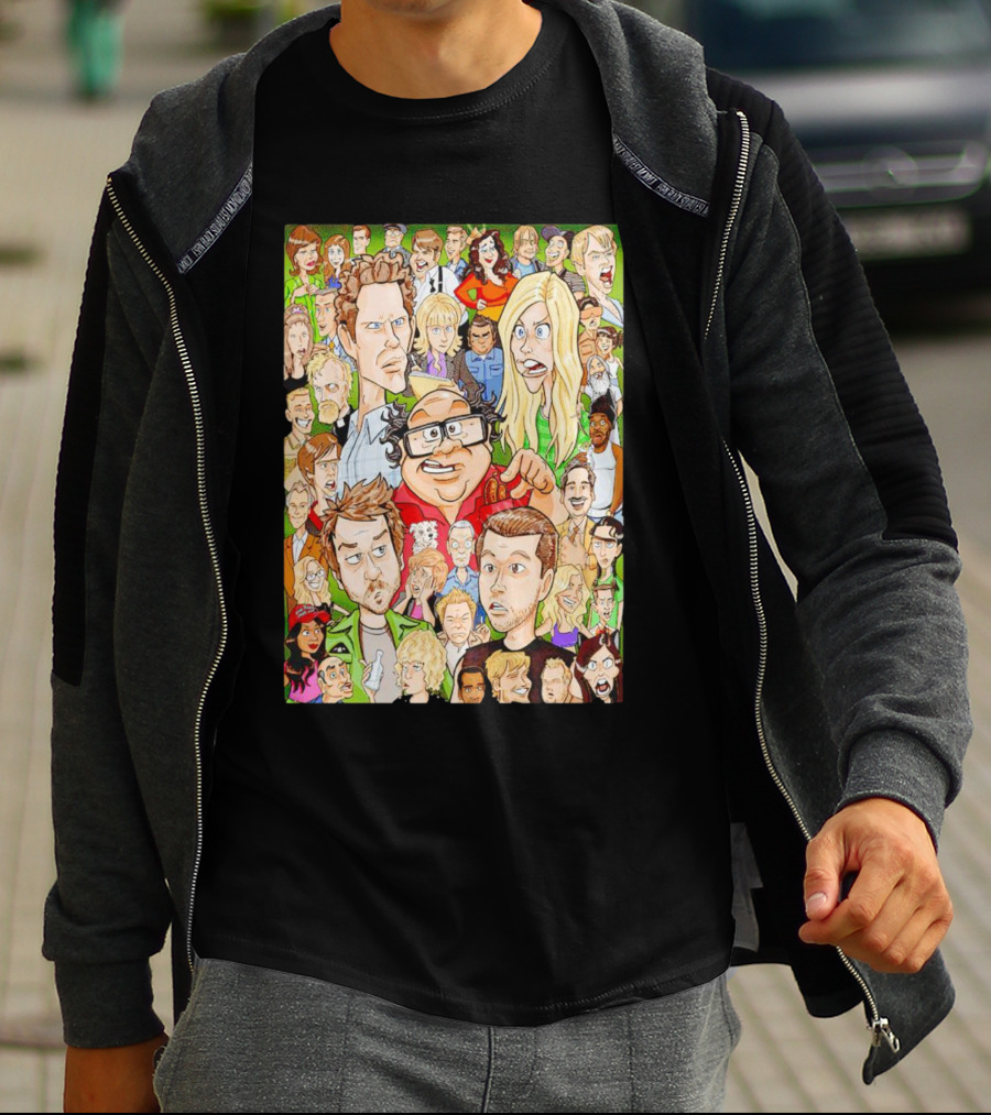 It’s Always Sunny In Philadelphia Character Collage T-Shirt