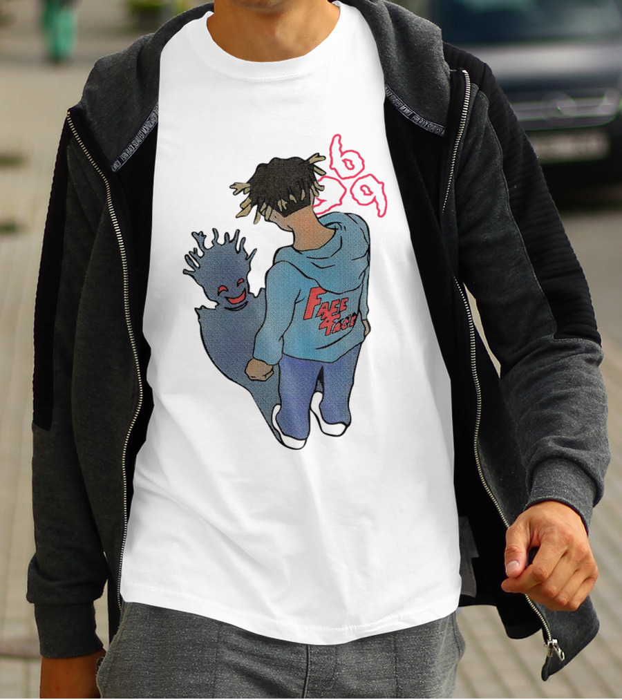 Juice WRLD Reflection Face 999 Hoodie And Shadow T-Shirt