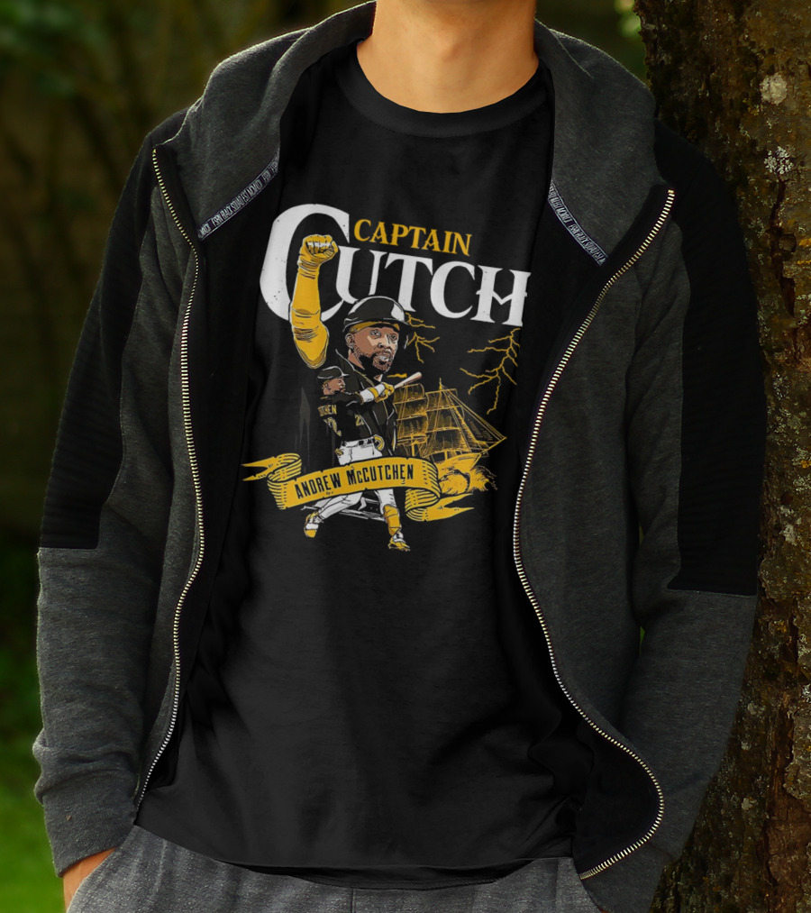 Andrew McCutchen Captain Cutch Pittsburgh Pirates Baseball T-Shirt