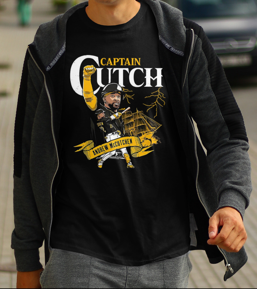 Andrew McCutchen Captain Cutch Pittsburgh Pirates Baseball T-Shirt